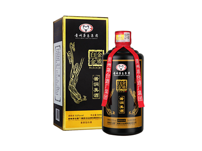 茅台白金金质酱洞美酒53度