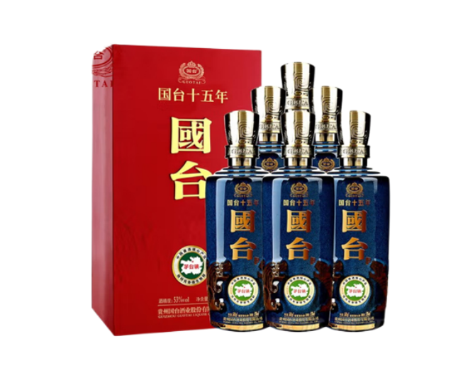 国台十五年酱香型酒53度价格表和图片