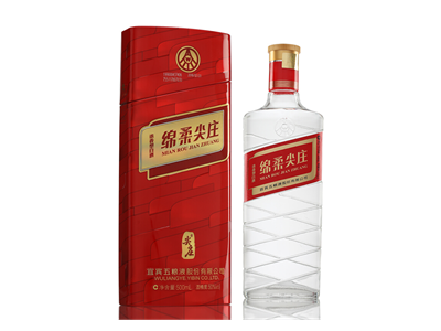 五粮液绵柔尖庄(红铁盒151)52度500ml套装