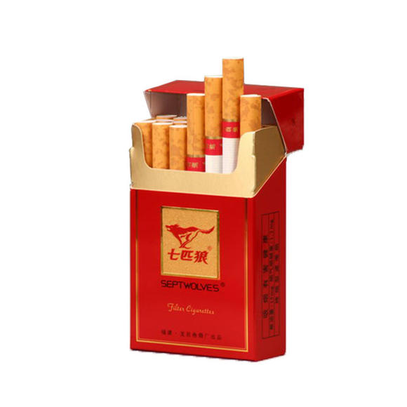 七匹狼软红多少钱一包 七匹狼红狼价格表图片2021