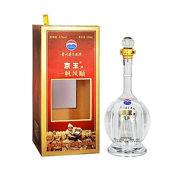贵州茅台集团京玉酒一帆风顺工艺瓶口感浓香型52度白酒500ml单瓶装