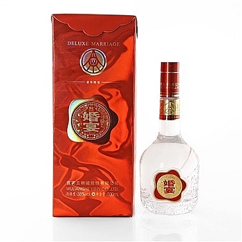 五粮液婚宴酒新豪华装口感浓香型38度白酒500ml单瓶装
