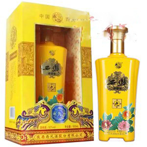 陕西西凤酒鼎盛酒黄鼎口感浓香型52度白酒500ml单瓶装