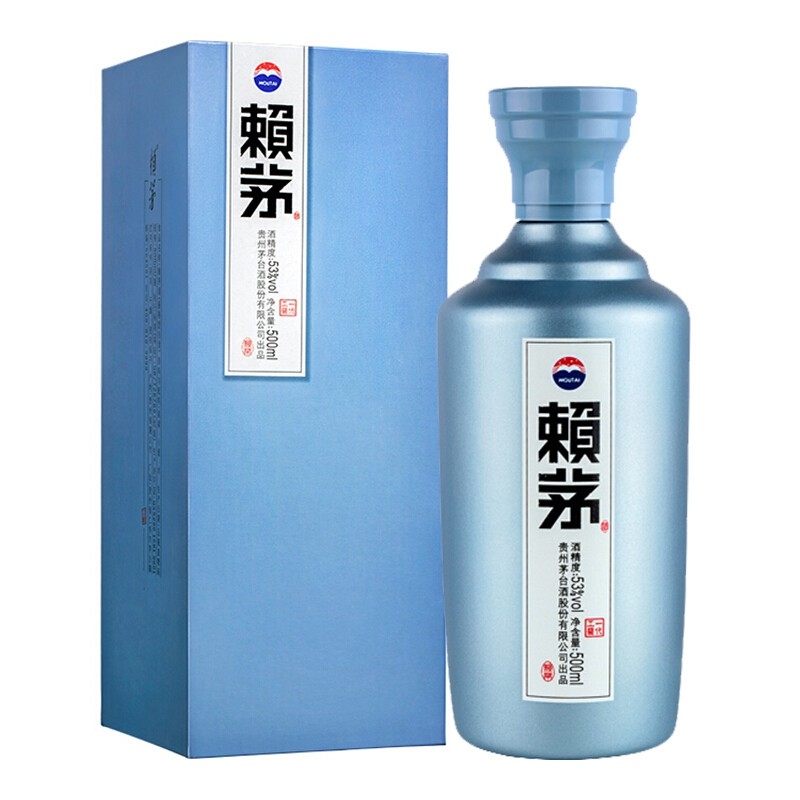 2020年赖茅 一代工酱 53度 500ml*1 酱香型白酒 单瓶装