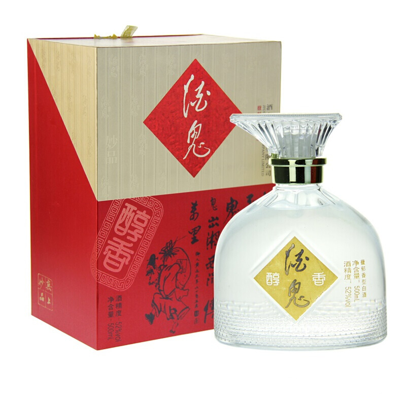 湖南酒鬼酒醇香52&deg;度馥郁香型500ml单瓶装