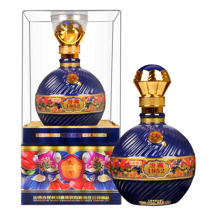 汾酒集团汾藏1952醇酿口感清香型53度白酒475ml单瓶装