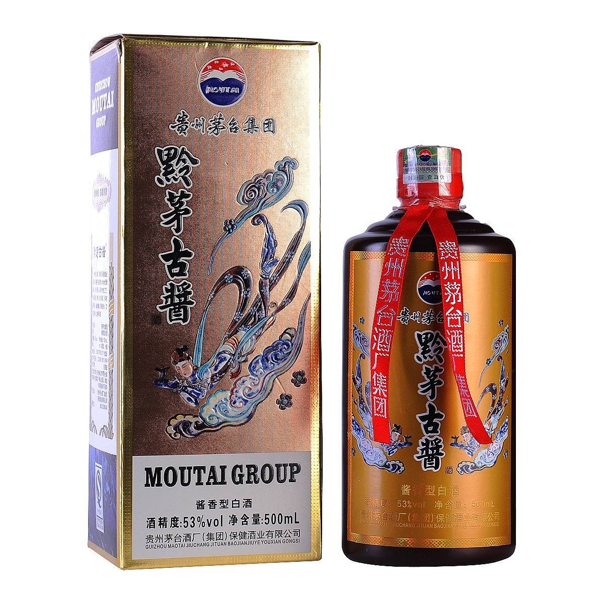 贵州茅台集团黔茅古酱口感酱香型53度白酒500ml单瓶装