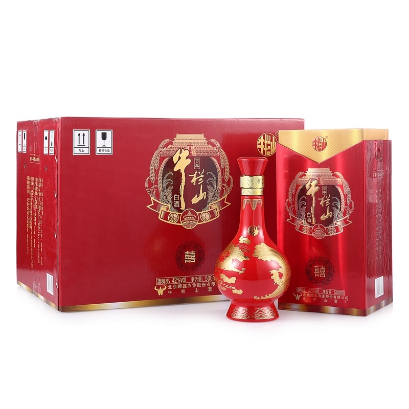 牛栏山酒业喜酒42度浓香型白酒500ml