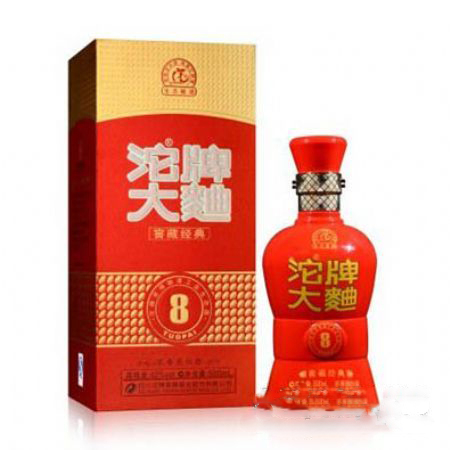 四川沱牌舍得集团沱牌大曲窖藏经典8年口感浓香型52度白酒500ml单瓶装