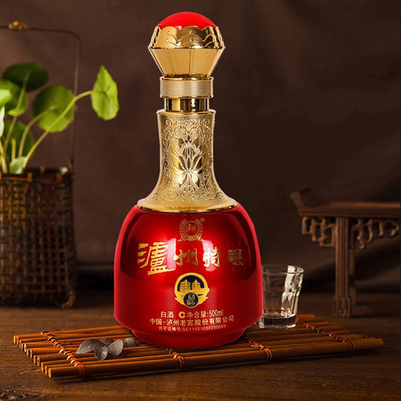 泸州老窖泸州特酿动彩口感浓香型52度白酒500ml单瓶装
