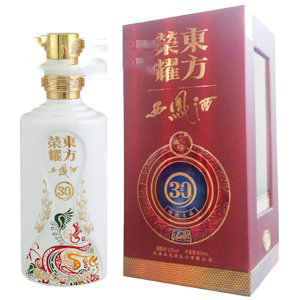 陕西西凤酒东方荣耀30年口感凤香型52度白酒500ml单瓶装