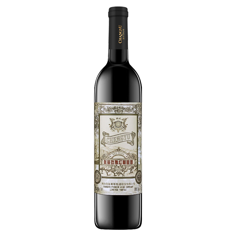 张裕玫瑰红甜红葡萄酒单支装750ml