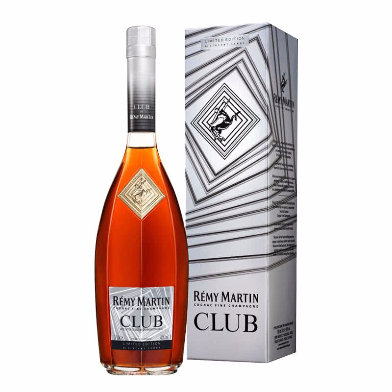 人头马（R&eacute;my Martin）洋酒CLUB优质香槟区干邑白兰地文森特&middot;勒鲁瓦限量版700ml单瓶