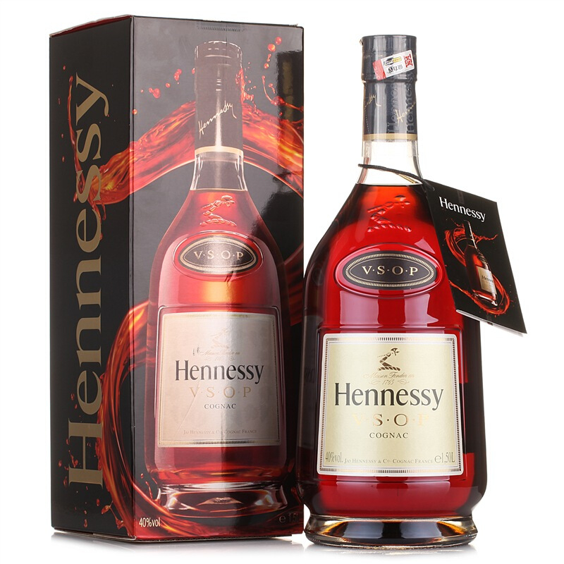 轩尼诗（Hennessy）洋酒40&deg;度VSOP干邑白兰地1500ml单瓶装