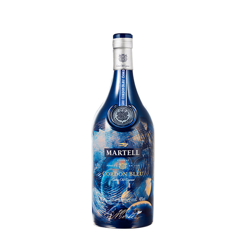 马爹利（Martell）洋酒2019蓝带特别限定款干邑白兰地700ml单瓶装