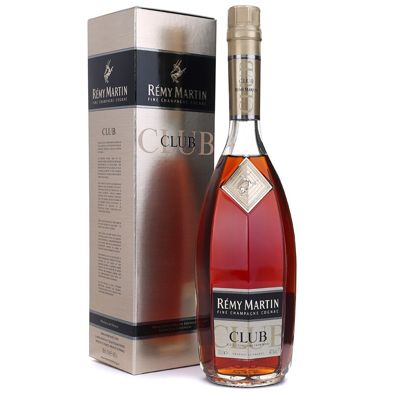人头马（R&eacute;my Martin）洋酒CLUB优质香槟区干邑白兰地700ml单瓶