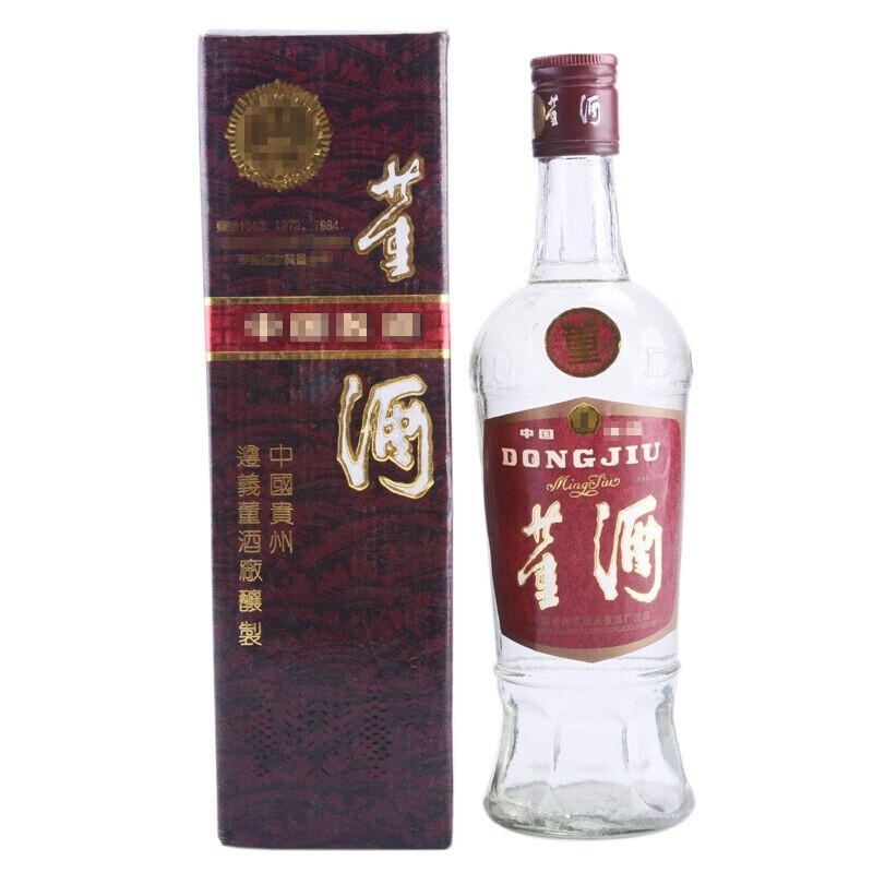 1995年董酒 红董59度白酒500ml