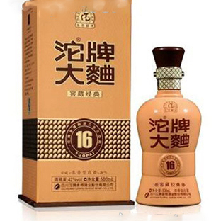四川沱牌舍得集团沱牌大曲窖藏经典16年口感浓香型52度白酒500ml单瓶装