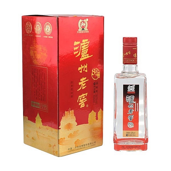 四川泸州老窖8年陈头曲金卡版口感浓香型52度白酒500ml单瓶装