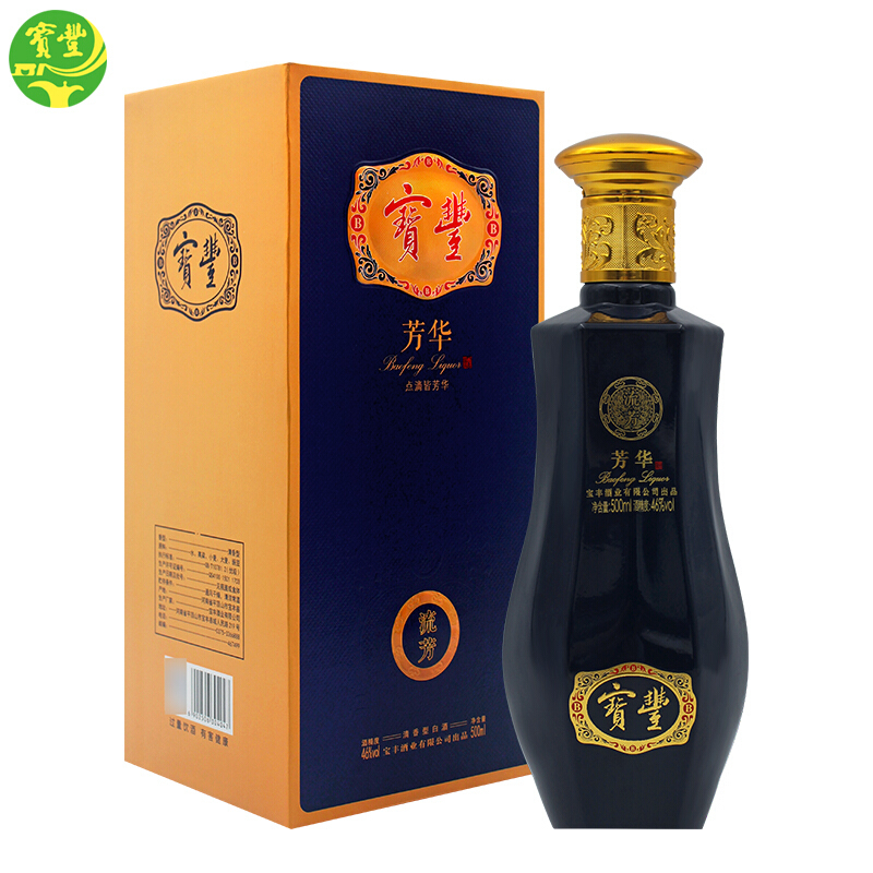 河南省宝丰酒芳华&middot;流芳46度清香型500ml单瓶装
