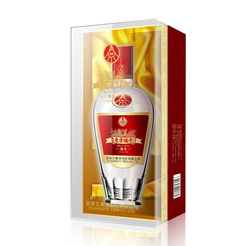 五粮液东方娇子绵柔52&deg;度浓香型白酒500ml单瓶装