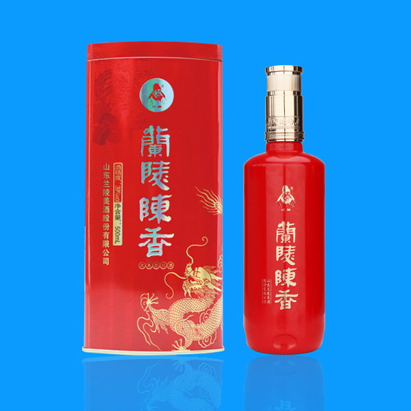 山东兰陵美酒铁盒兰陵陈香39度浓香型500ml单瓶装