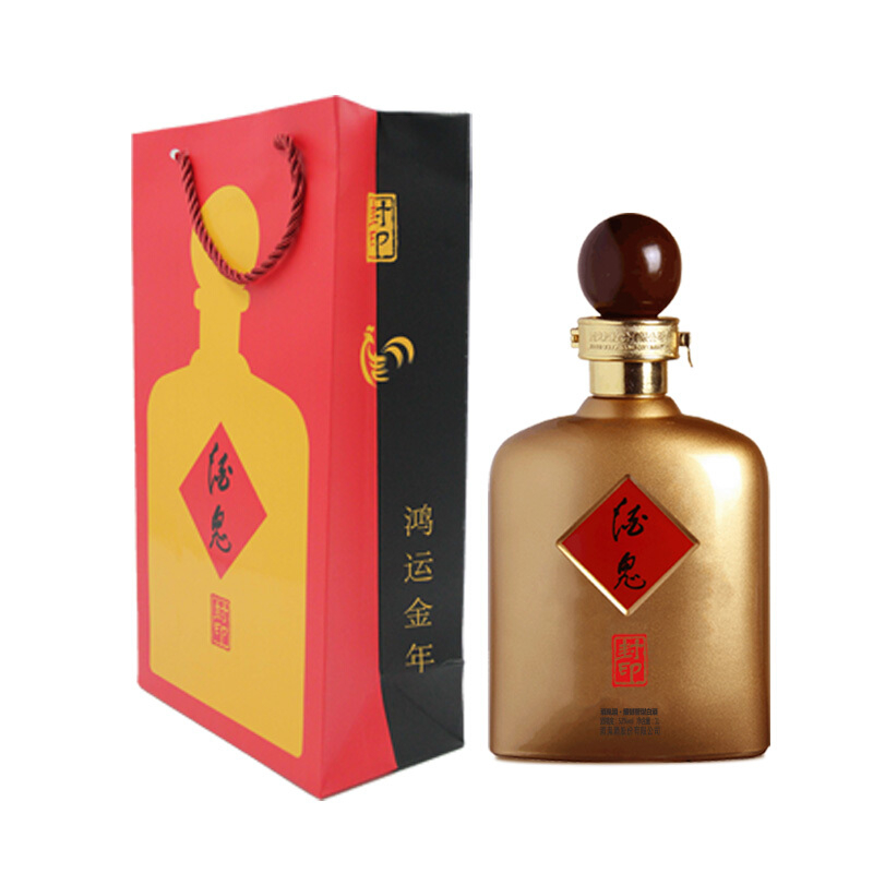 湖南酒鬼酒封印酒鬼金瓶52&deg;度馥郁香型1000ml单瓶装