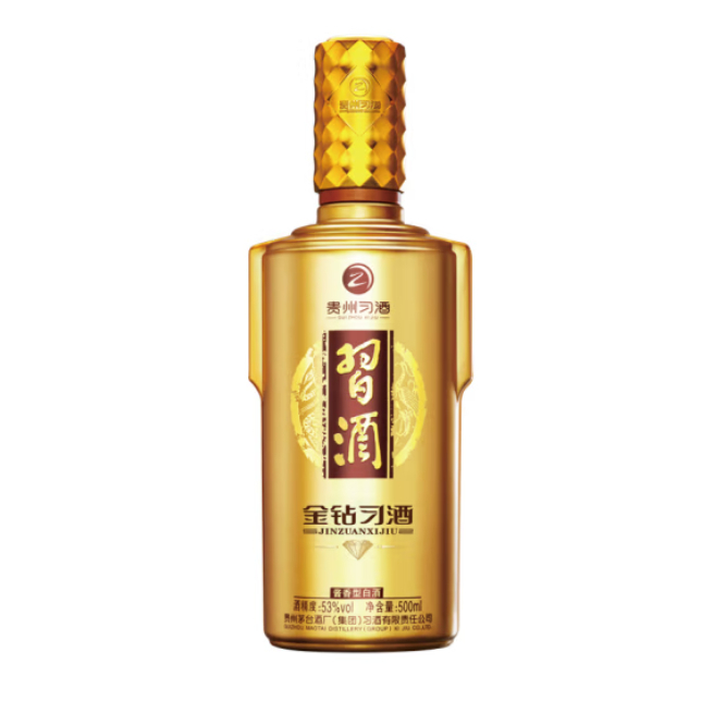 习酒 53度酱香型白酒 金钻习酒500ml