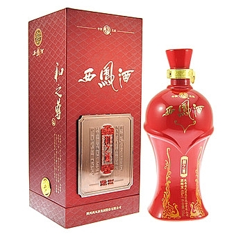 陕西西凤酒和之尊口感绵柔凤香型45度白酒500ml单瓶装