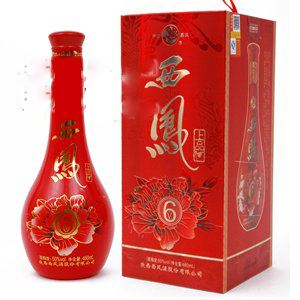 陕西西凤酒上品V6口感浓香型50度白酒500ml单瓶装