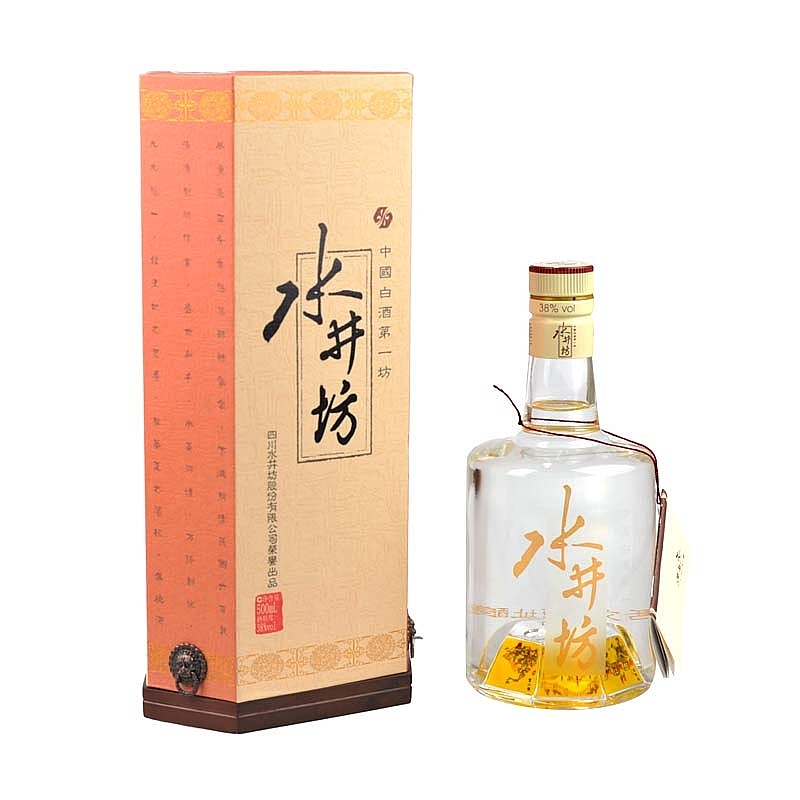 水井坊38&deg;度口感浓香型白酒500ml单瓶装