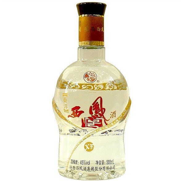 陕西西凤酒秦沣金奖丰收荣耀口感浓香型45度白酒500ml单瓶装