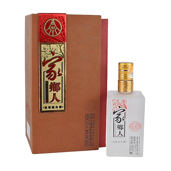 五粮液家乡人酒和为贵口感浓香型52度白酒500ml单瓶装