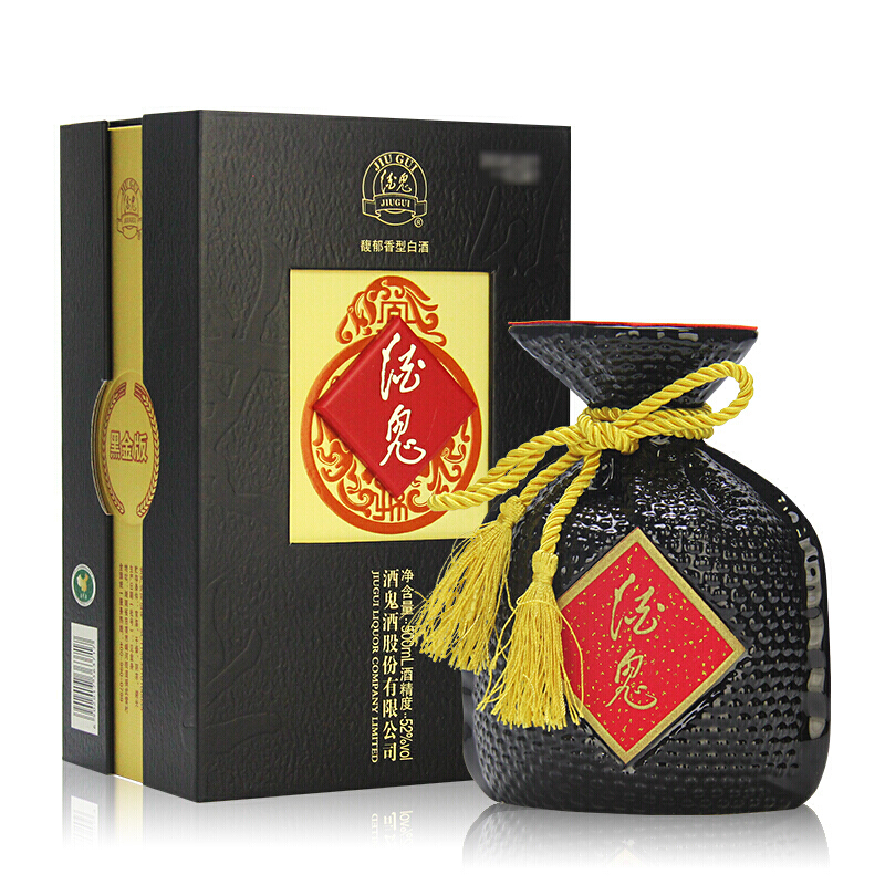 湖南酒鬼酒黑金版52&deg;度馥郁香型500ml单瓶装