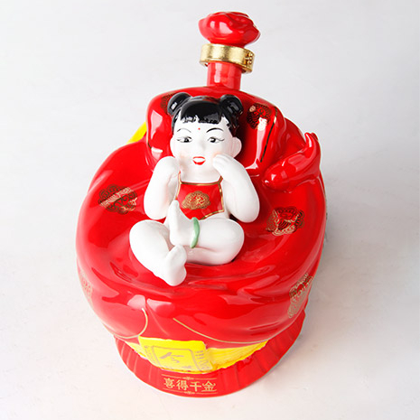 今世缘酒业喜得千金42&deg;度幽雅醇厚浓香型1000ml一坛装