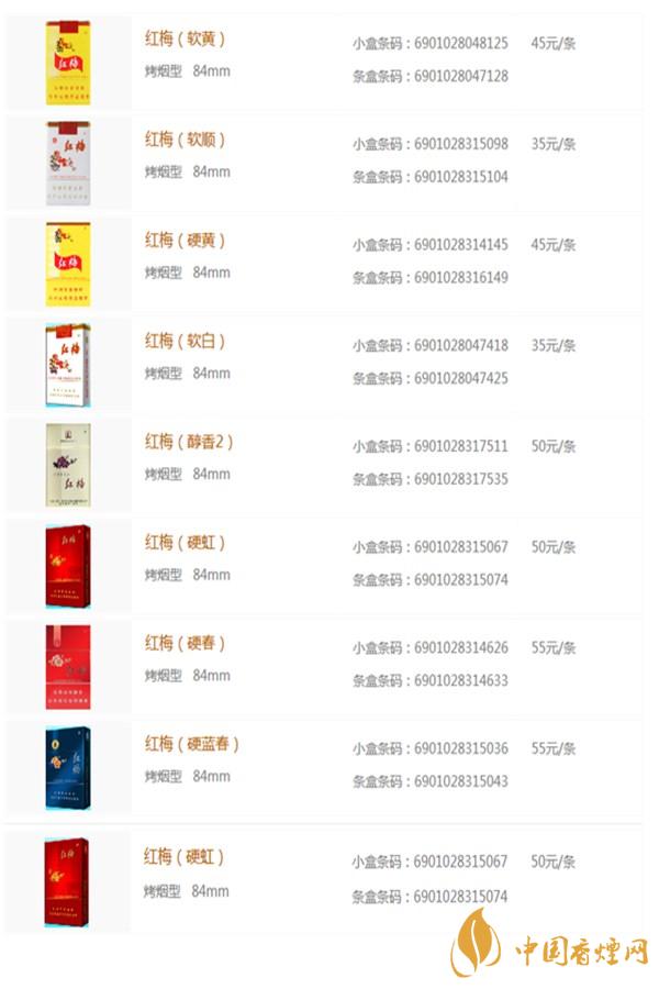 红梅烟图片大全大图一览