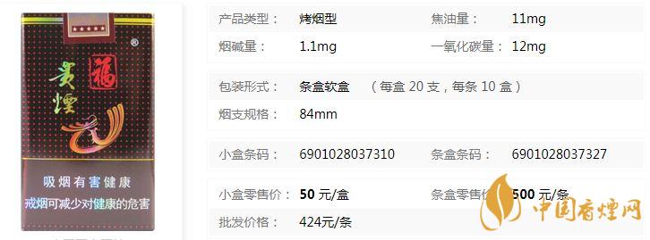 贵烟福多少钱一盒 贵烟福软包市场价查询一览