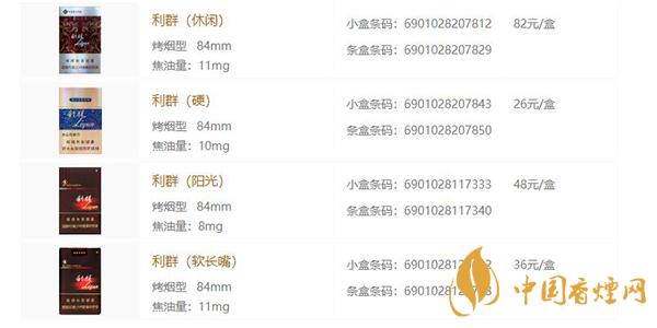 利群香烟多少钱一包 利群香烟有多少种类