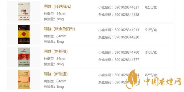 利群香烟多少钱一包 利群香烟有多少种类