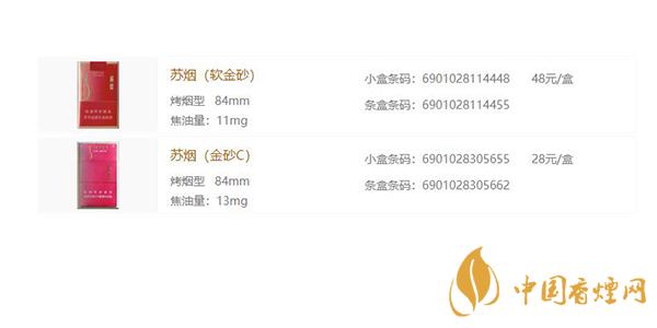 苏烟系列怎么样 2021苏烟种类大全价格表和图片一览