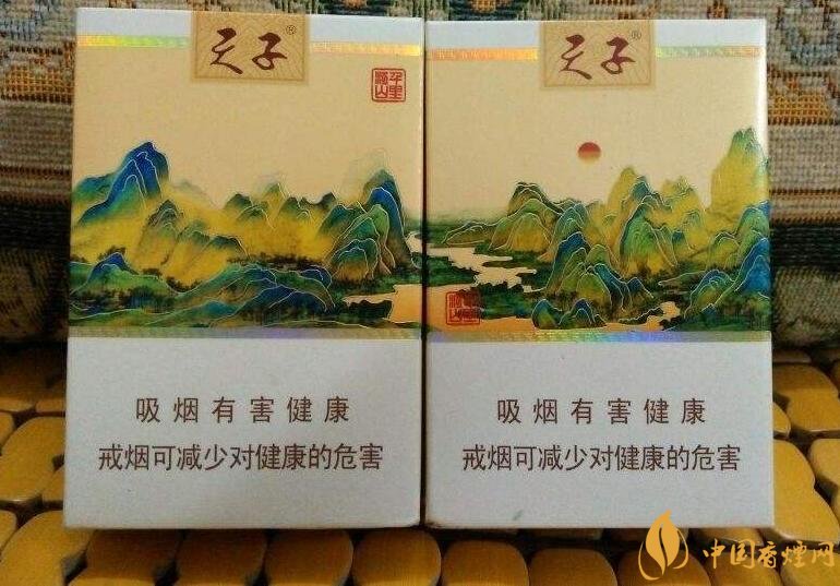 中高端天子香烟价格表,皇室御用香烟包装
