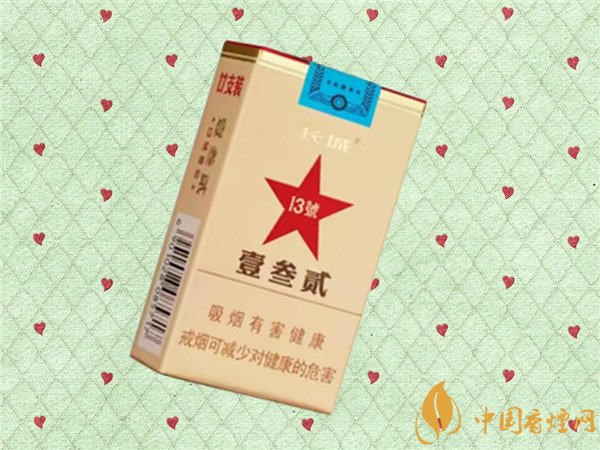 长城雪茄型香烟价格表图 长城(壹叁贰13号)雪茄多少钱一盒