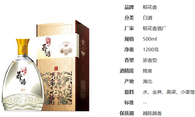 关公金荞42度养酒价格表 关公苦荞金荞酒价格表