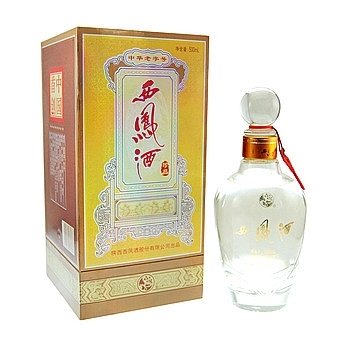 陕西西凤酒珍品口感凤香型45度白酒500ml单瓶装