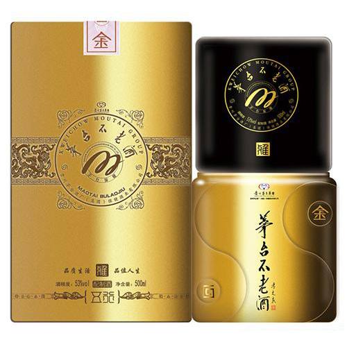 [A]贵州茅台集团不老酒雅系列-金口感酱香型53度白酒500ml单瓶装