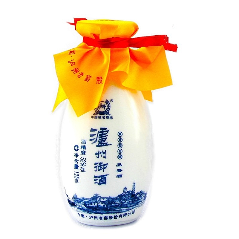 四川泸州老窖御酒品鉴小酒版口感浓香型52度白酒125ml单瓶装