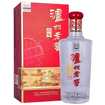四川泸州老窖百年2008口感浓香型38度白酒500ml单瓶装