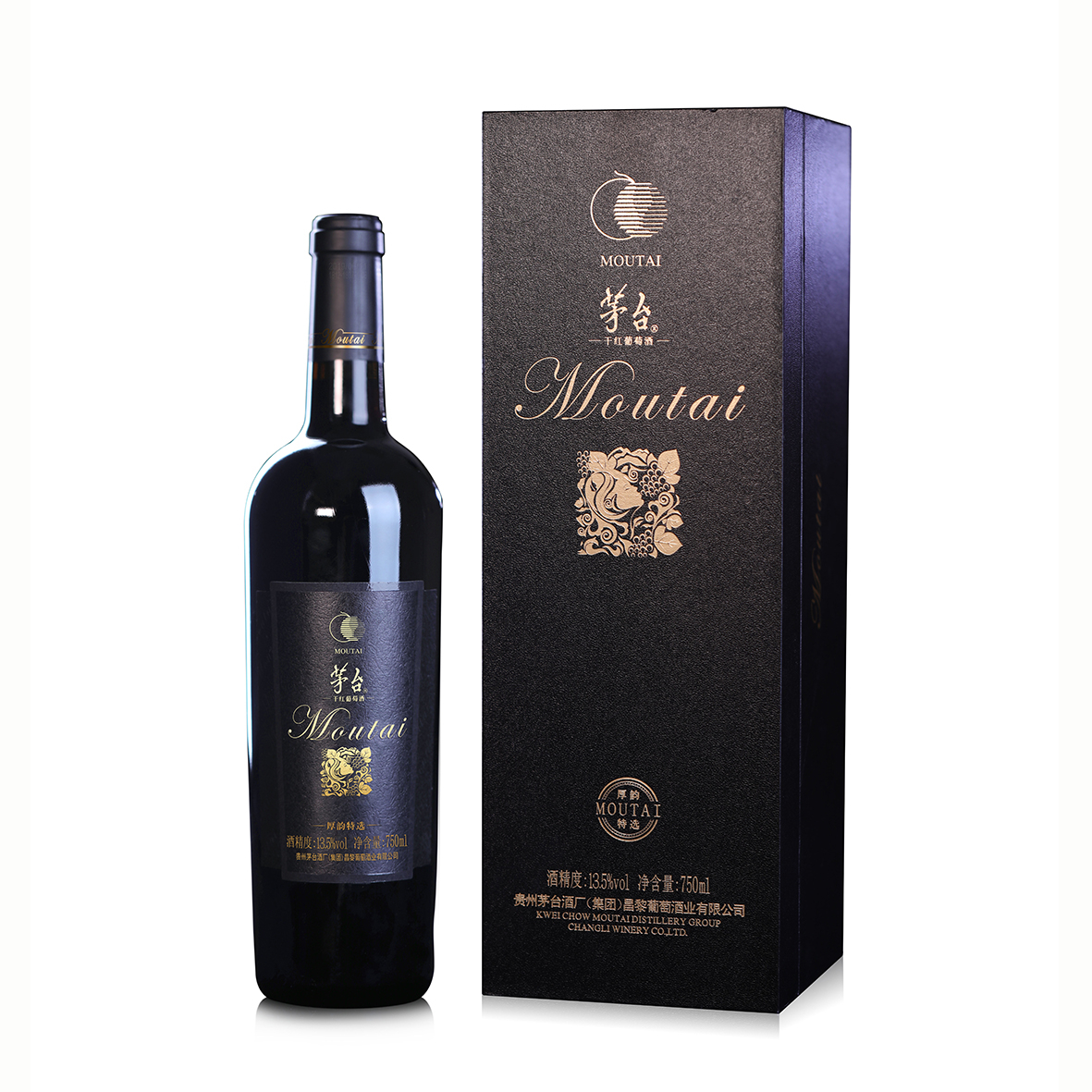 [A]贵州茅台集团厚韵特选干红葡萄酒750ml单支装