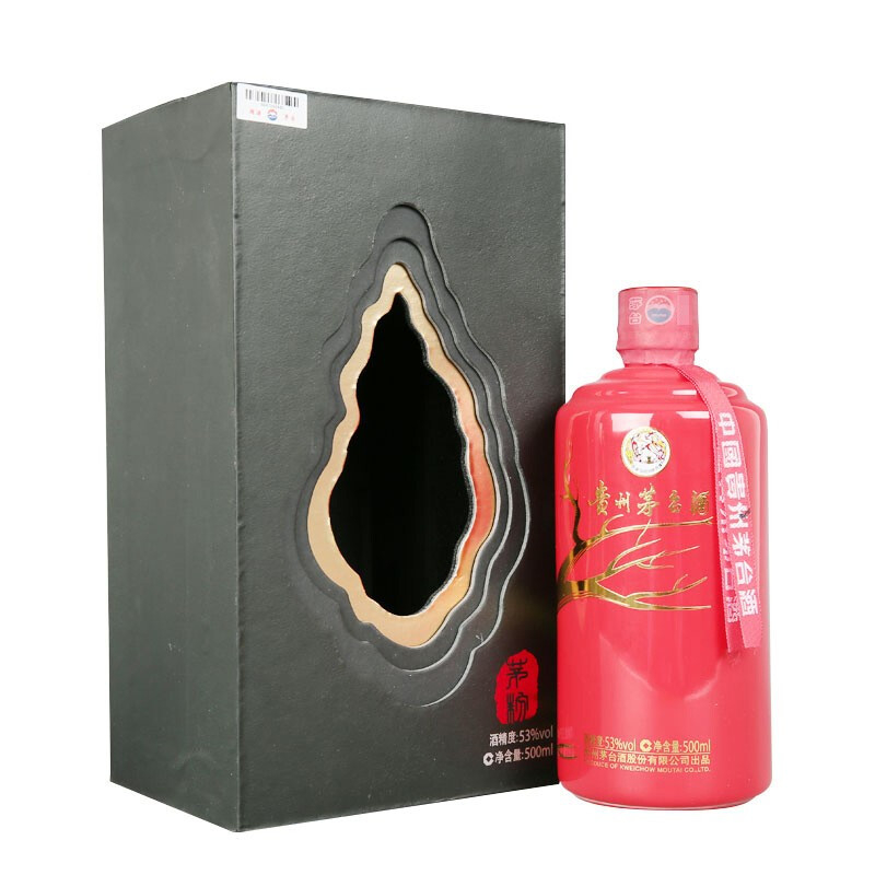 贵州茅台集团茅粉红口感酱香型53度白酒500ml单瓶装