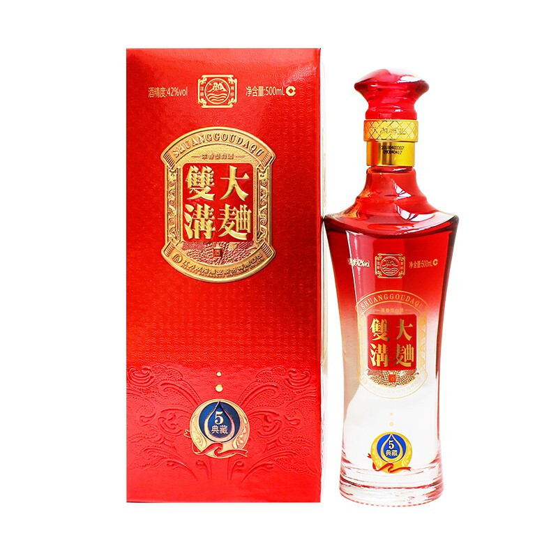 江苏省双沟酒大曲五年典藏42度浓香型500ml单瓶装